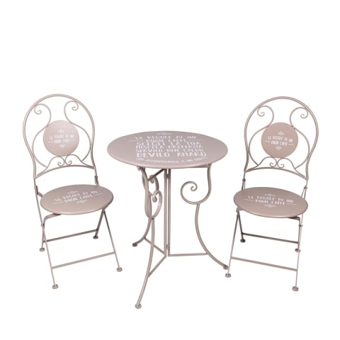 Ensemble table d'extérieur 2 chaises pliantes Le Regole di un Buon Caffè Promotion