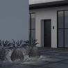 Lanterne solaire de jardin en rotin noir 61x48cm Maytoni Plet Choix