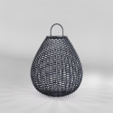 Lanterne de jardin solaire moderne en rotin noir Maytoni Plet Offre