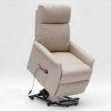 Fauteuil relax électrique inclinable avec releveur et roulettes Giorgia Caractéristiques