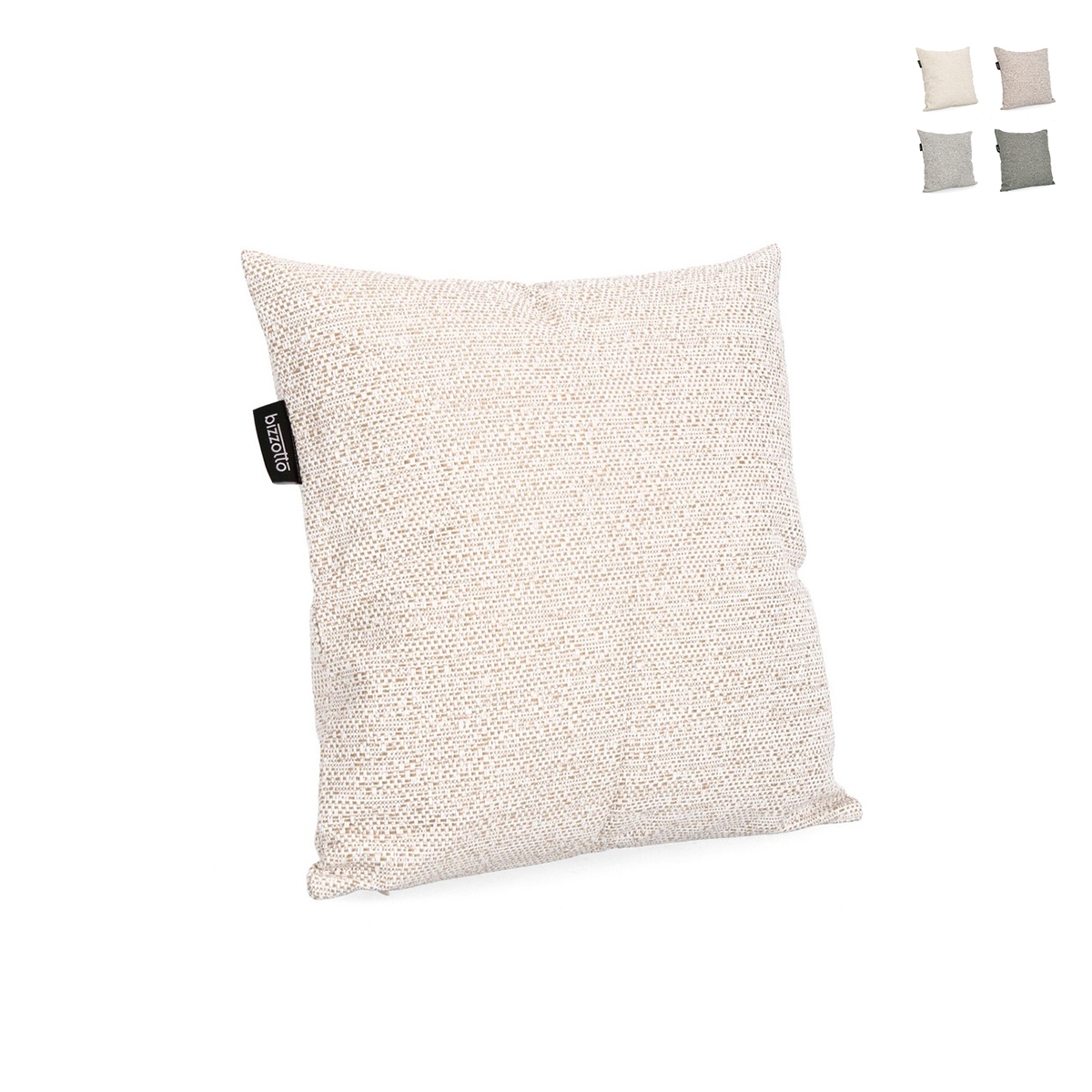 Coussin d'extérieur carré 45x45cm décoratif déhoussable Ipek