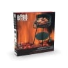 Barbecue au charbon de bois avec roues et grille ronde Ø 48 cm réglable Kivra Caractéristiques