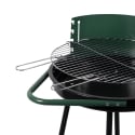 Barbecue au charbon de bois avec roues et grille ronde Ø 48 cm réglable Kivra Réductions