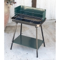Barbecue à charbon avec grille réglable 58x38xh82cm Grilza Vente
