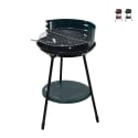 Barbecue à charbon rond avec grille Ø 42 cm réglable en hauteur Zafro Promotion