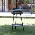 Barbecue à charbon rond avec grille Ø 42 cm réglable en hauteur Zafro Vente