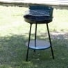 Barbecue à charbon rond avec grille Ø 42 cm réglable en hauteur Zafro Remises