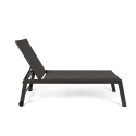Chaise longue de jardin inclinable avec roues Bizzotto Hilde Vente