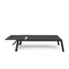 Chaise longue de jardin inclinable avec roues Bizzotto Hilde Catalogue