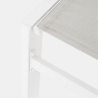 Chaise longue de jardin inclinable avec roues Bizzotto Hilde 