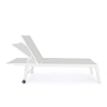 Chaise longue de jardin inclinable avec roues Bizzotto Hilde Dimensions