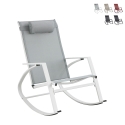 Fauteuil à bascule design moderne pour extérieur Bizzotto Demid New Offre