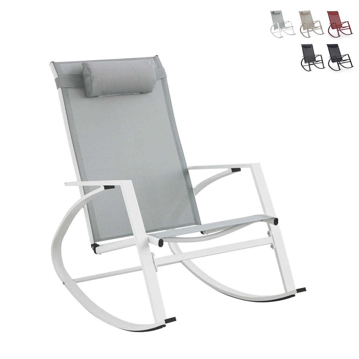 Fauteuil à bascule design moderne pour extérieur Bizzotto Demid New Offre Fauteuil à bascule design moderne pour extérieur Bizzotto Demid New Offre