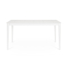 Table d'extérieur moderne 160x90cm en aluminium Bizzotto Nebula Réductions