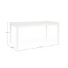 Table d'extérieur moderne 160x90cm en aluminium Bizzotto Nebula Prix