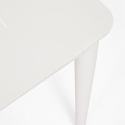 Table d'extérieur moderne 160x90cm en aluminium Bizzotto Nebula Choix