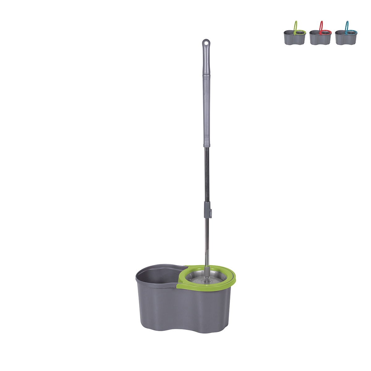 Seau avec mop rotatif et franges rondes 16L Super Mop 