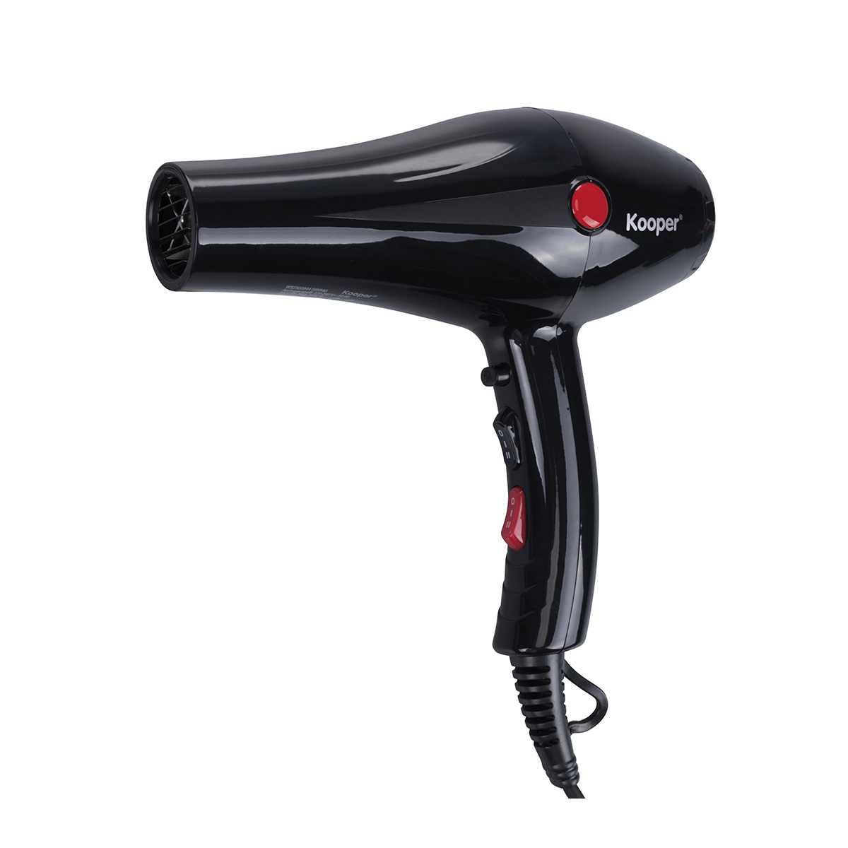 Sèche-cheveux 2000 W avec embout concentrateur et diffuseur noir Ulma Promotion