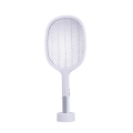 Raquette anti-insectes électrique rechargeable avec support LED Duo Promotion
