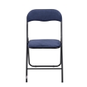 Ensemble de 6 chaises pliantes avec assise rembourrée effet velours Pexis 