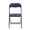 Ensemble de 6 chaises pliantes avec assise rembourrée effet velours Pexis 