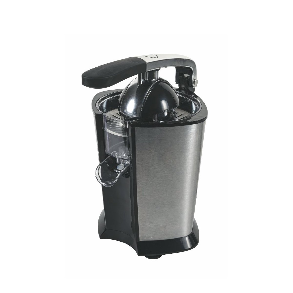 Presse-agrumes électrique avec levier, filtre en inox, bec verseur, 160W Juicy Promotion Presse-agrumes électrique avec levier, filtre en inox, bec verseur, 160W Juicy Promotion