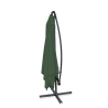 Parasol de jardin 3x3m à bras latéral Kios Remises