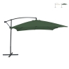 Parasol de jardin 3x3m à bras latéral Kios Offre