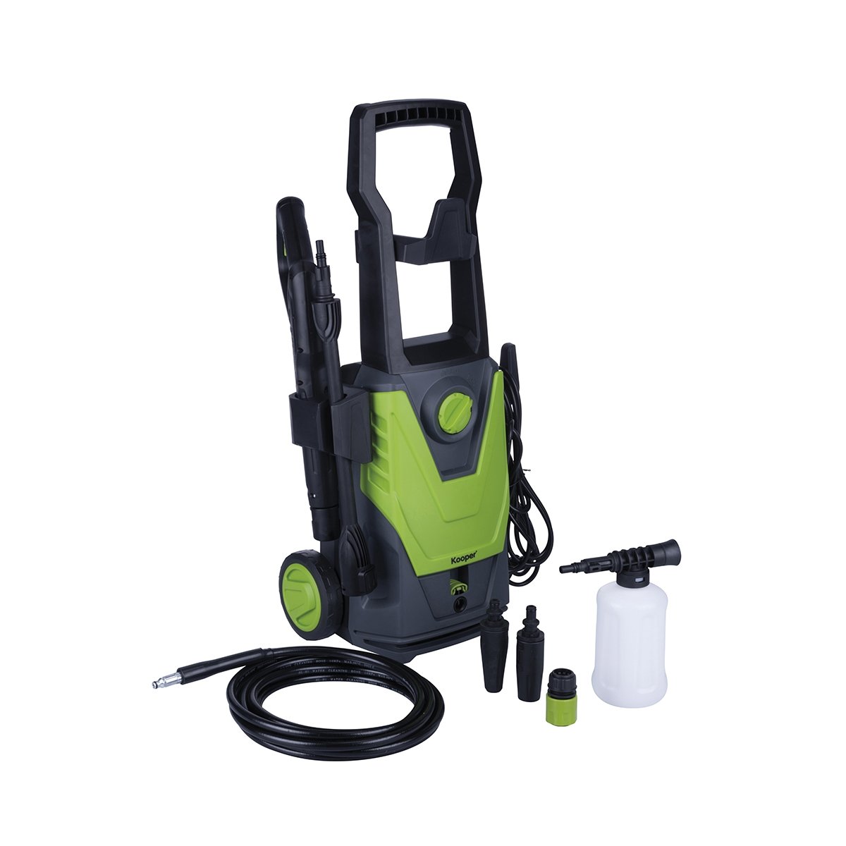 Nettoyeur haute pression 1800W 135 bar avec lance à jet réglable et roues Darvo Promotion Nettoyeur haute pression 1800W 135 bar avec lance à jet réglable et roues Darvo Promotion
