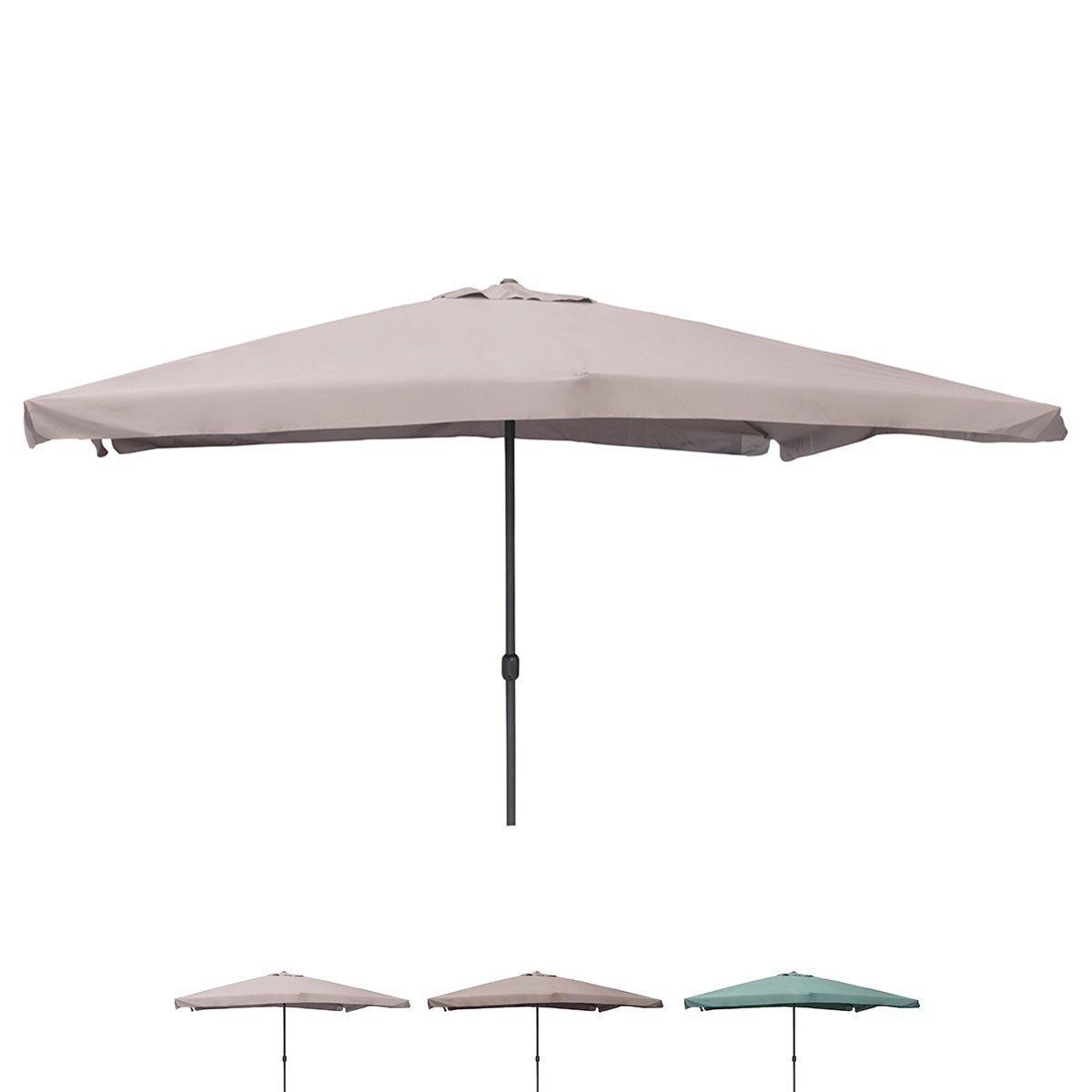 Parasol de jardin 3x4 à mât central ouverture par manivelle Cuba Promotion Parasol de jardin 3x4 à mât central ouverture par manivelle Cuba Promotion