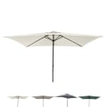 Parasol de jardin 3x2 à mât central avec manivelle Cuba Promotion