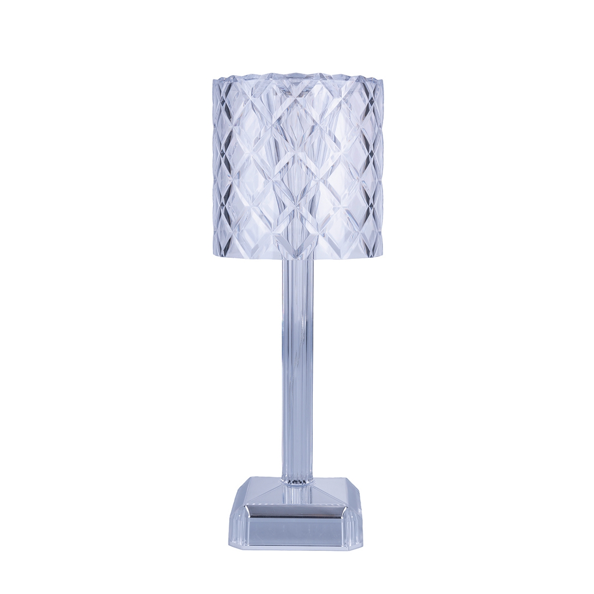 Lampe de table tactile rechargeable 3 lumières réglables Diamond Palace