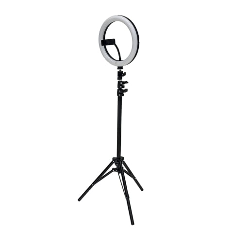 Lampe annulaire LED pour selfie avec support pour smartphone Fira Promotion