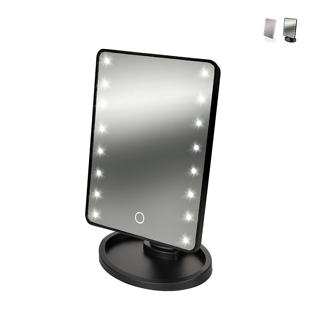 Miroir maquillage de table avec éclairage LED réglable Hollywood Promotion Miroir maquillage de table avec éclairage LED réglable Hollywood Promotion