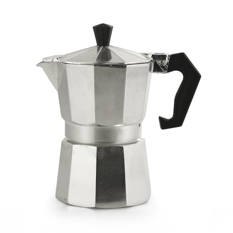 Cafetière italienne moka 3 tasses en aluminium Morning Promotion