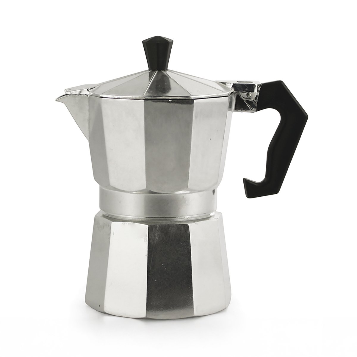 Cafetière italienne moka 3 tasses en aluminium Morning Promotion Cafetière italienne moka 3 tasses en aluminium Morning Promotion