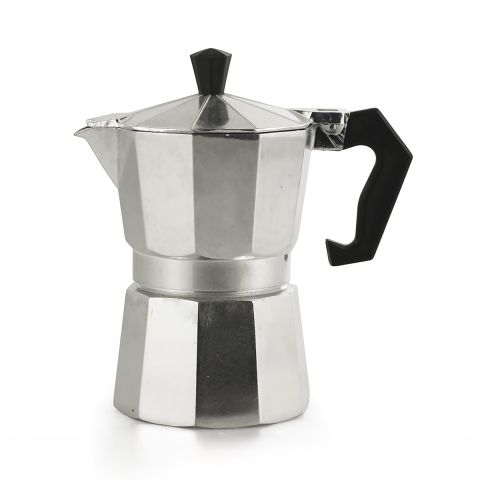 Cafetière moka classique pour espresso 1 tasse en aluminium Morning Promotion