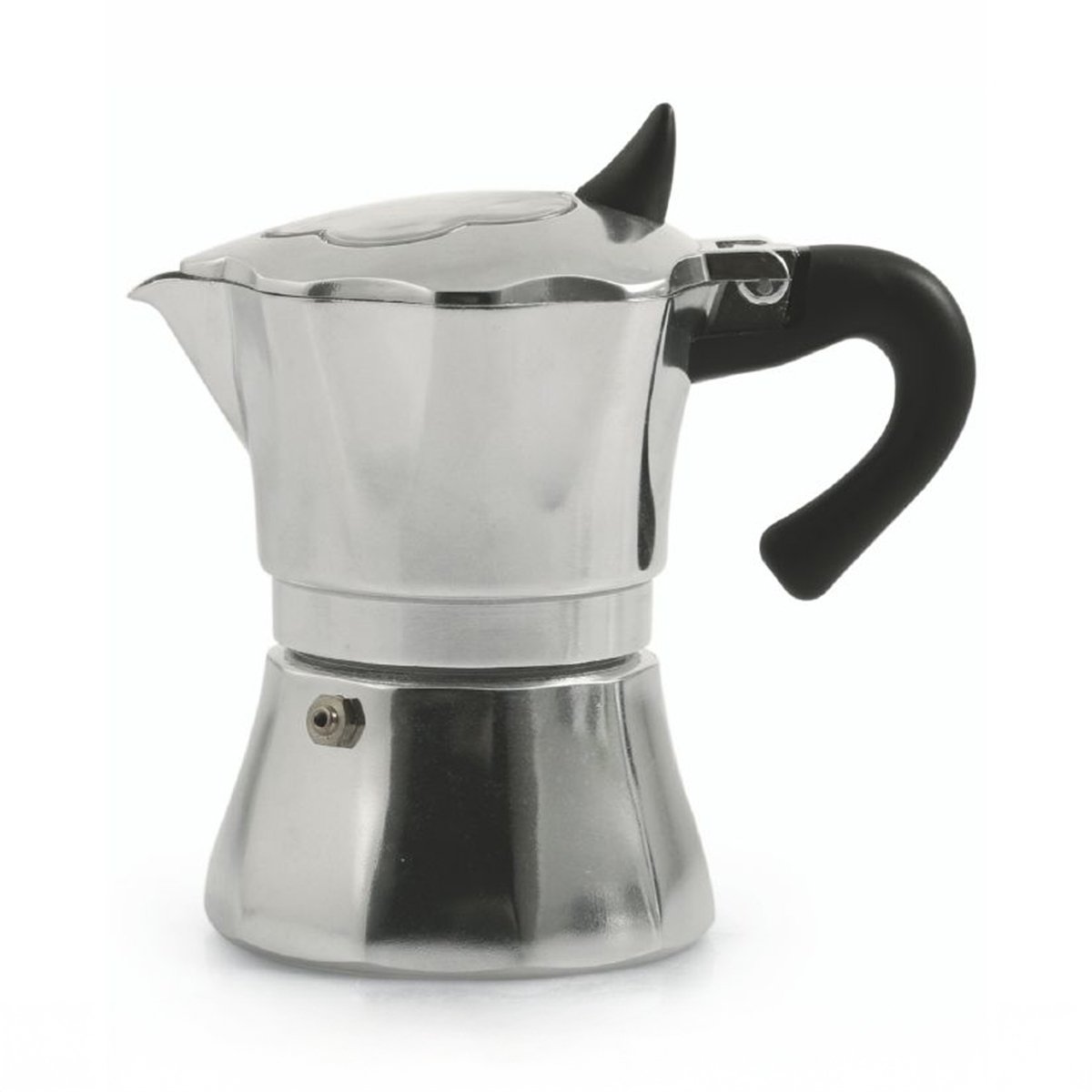 Cafetière moka en aluminium pour espresso 3 tasses Gaia Promotion Cafetière moka en aluminium pour espresso 3 tasses Gaia Promotion