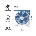 Ventilateur de table avec minuterie 3 vitesses 45W ArticFresh Modèle
