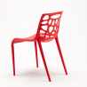 Lot de 24 Chaises de cuisine restaurant bar et café Gelateria 