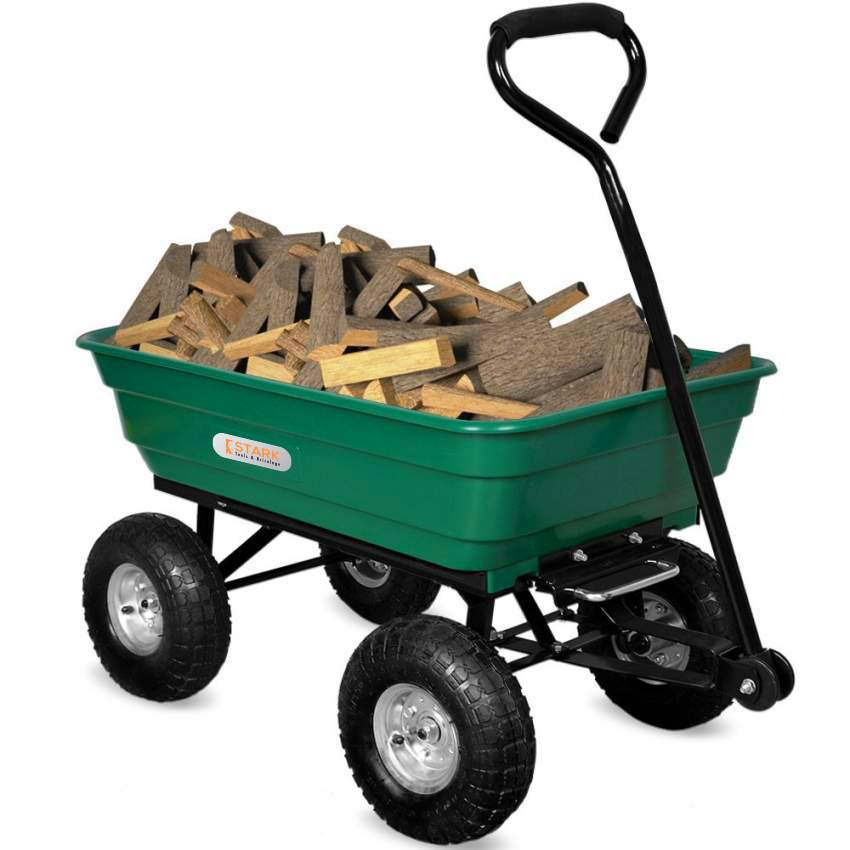 Chariot de jardin pliante bois herbe et liquides 380 Kg Parcheron Promotion Chariot de jardin pliante bois herbe et liquides 380 Kg Parcheron Promotion