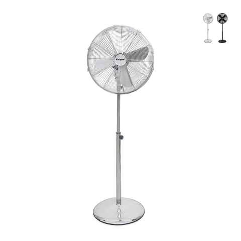 Ventilateur sur pied 4 pales en aluminium 3 vitesses Norek Promotion
