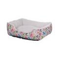 Niche pour chien d'intérieur 55x45 cm rembourrée avec fond antidérapant Kenza Promotion