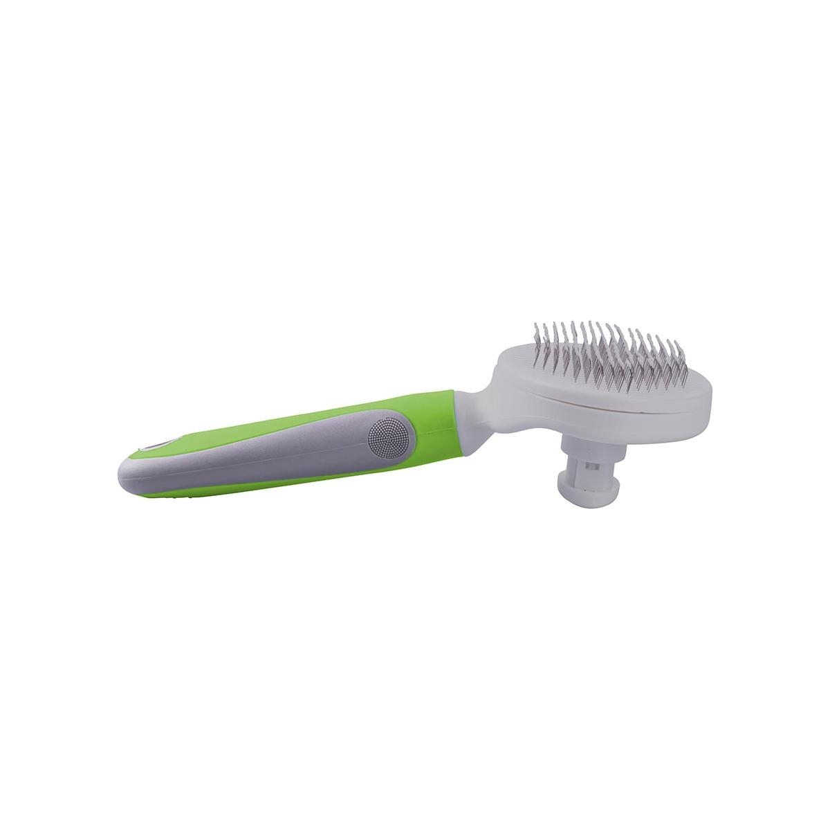 Brosse de toilettage autonettoyante pour animaux élimination des poils Lima