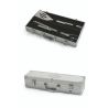 Coffret de 3 ustensiles en acier inoxydable pour barbecue avec mallette Nira Vente