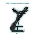 Tapis de course électrique pliable inclinable 12 programmes avec roues K2 