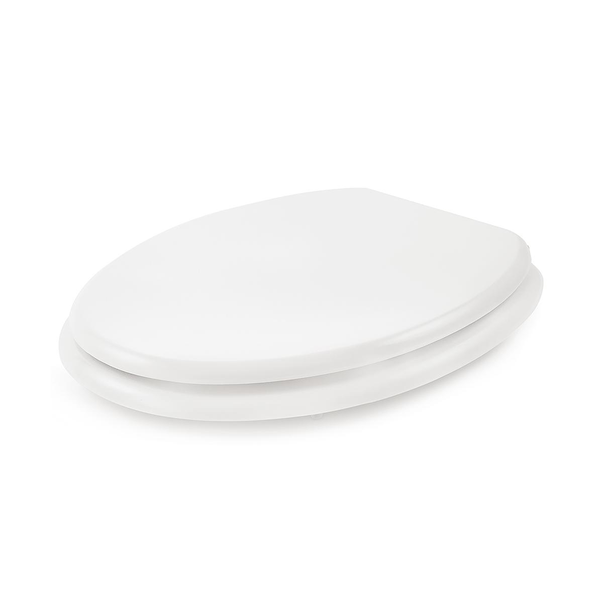 Abattant WC universel en MDF blanc Axis