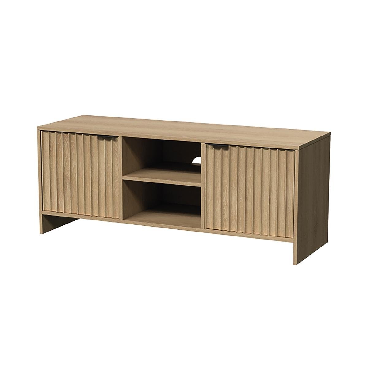 Meuble TV en bois avec 2 portes, 2 étagères 140x39,5x49cm Talua Promotion Meuble TV en bois avec 2 portes, 2 étagères 140x39,5x49cm Talua Promotion