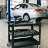 Chariot porte-outils en métal 3 étagères avec roues Kerey Plus Vente