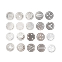 Presse à biscuits en aluminium 20 disques et 4 douilles Moltek Choix